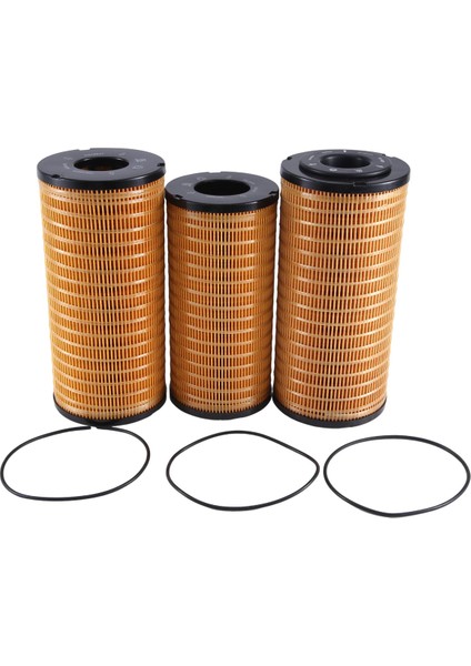 Perkins MGD06, MGE06, MGL06 Için 3 Adet Yakıt Filtresi CH10929 CH10930 CH10931 Yakıt Su Ayırıcı Dizel Filtre Elemanları (Yurt Dışından)