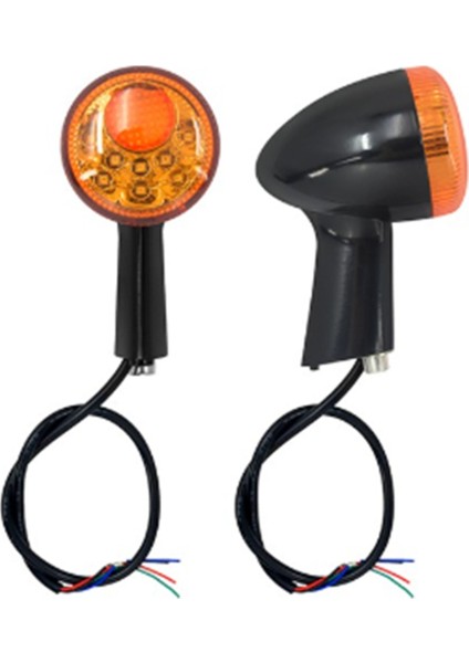 Harley Için 2 Adet Motosiklet LED Arka Fren Dönüş Sinyal Lambası (Yurt Dışından)