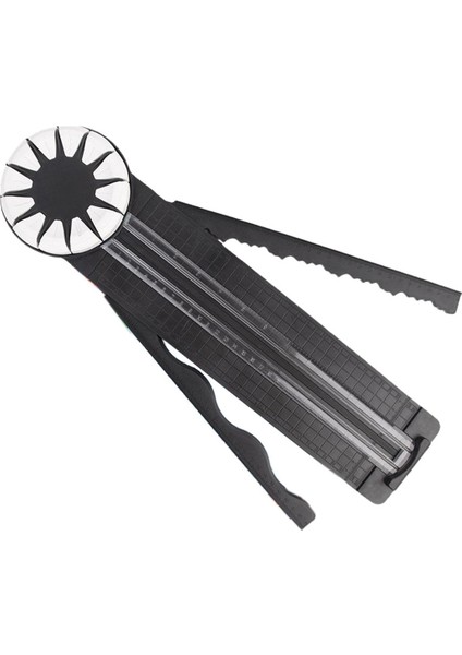 12'si 1 Arada Döner Kağıt Kesici, 12 360° Dönen Kesme Kafası, Kendin Yap Düz Çizgi El Kağıt Kesme Aleti (Yurt Dışından)