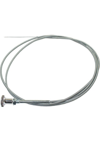 Hot Rat Rod Holley Edelbrock Için Krom Evrensel 6 Ft Karbüratör Şok Kablosu Itme Çekme Şok Gaz Kablosu (Yurt Dışından)