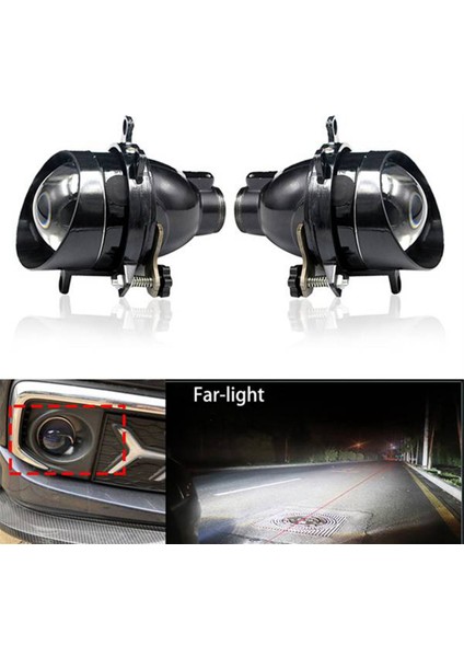 Toyota Corolla Yaris Avensis Camry Rav4 Lexus H11 Için 3,0 Inç Sis Farı Projektör Lensli 12000LM Bi-Xenon Hıd Sis Lambası (Yurt Dışından) modelleri