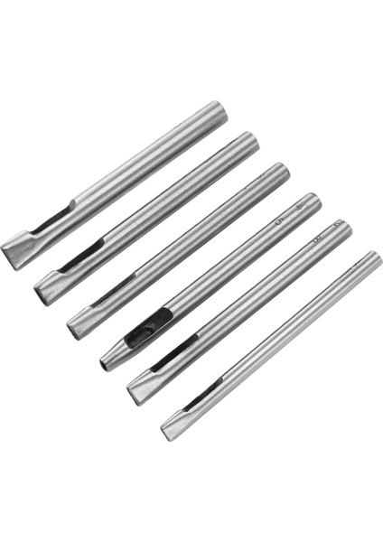 Deri Için 6 Boyutta Oval Delgeç 6MM-10MM Içi Boş Deri Işleme El Delme Alet Seti Deri Işleme Için (Yurt Dışından) fırsatları
