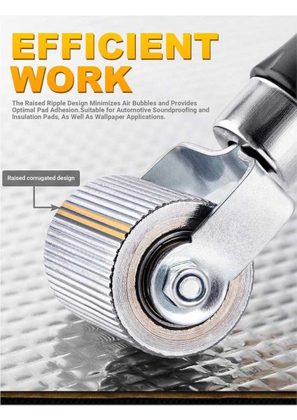 Araba Ses Yalıtım Rulosu Dikiş Rulosu, 2'li Paket Isı Azaltma Matı Gürültü Rulosu Ses Yalıtım Aracı (Yurt Dışından) indirimleri