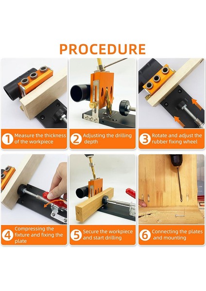 Delme Deliği Aletli Cep Deliği Takımı Cep Vida Takımı Ağaç Işleme Aleti Profesyonel Takım Takımı (Yurt Dışından) fiyatları