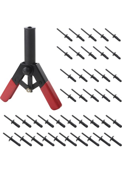 Otomobiller Için 41 Parçalı Hızlı Çekirdek Çekme Perçin Makinesi, Plastik Perçin Çekicileri ve Polietilen Perçinleme Aletleri Seti (Yurt Dışından)