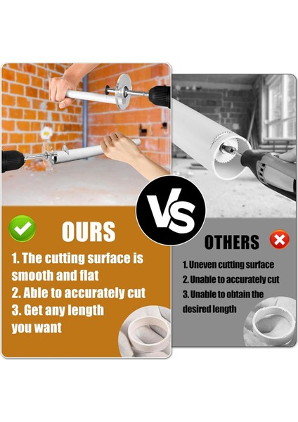 Pvc Iç Kesici Takım Seti, Pvc Boru Için Ayarlanabilir Derinlik Ölçer Kılavuzlu Iç Boru Kesici, Pvc/ahşap/yumuşak Metal Için (Yurt Dışından) fırsatları