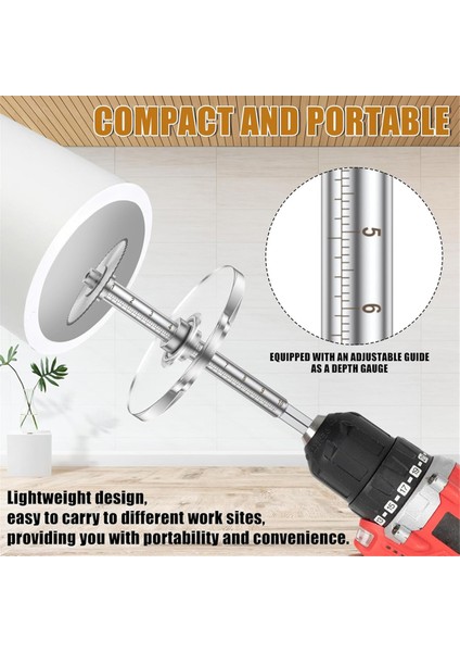 Pvc Iç Kesici Takım Seti, Pvc Boru Için Ayarlanabilir Derinlik Ölçer Kılavuzlu Iç Boru Kesici, Pvc/ahşap/yumuşak Metal Için (Yurt Dışından) indirimleri