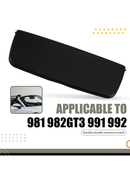 Porsche Boxster Cayman 981, 982, Carrera 911, Targa Gt3 991, 992 982857551 Araba Makyajı Vanity Güneşlik Ayna Kapağı (Yurt Dışından) indirimleri