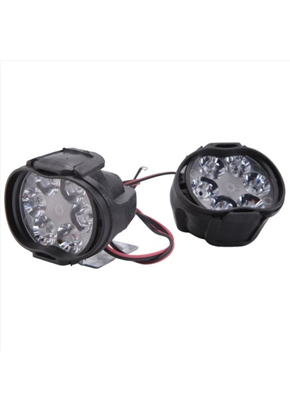 Adet 6 LED Motosiklet Farı Montajı 10W 1000LM Evrensel Scooter Atv Sis Lambası 6000K Beyaz Araba Drl Lambası (Yurt Dışından) modelleri