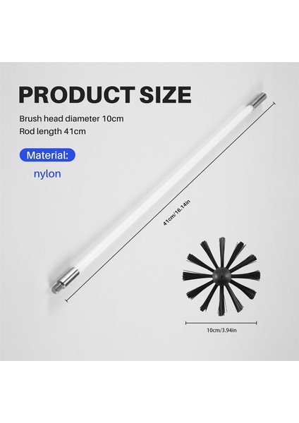 17 Parça Baca Fırçası Seti Ev Endüstriyel Baca Kazan Fırçası Kurutma Makinesi Temizleme Aracı Şömine Temizleme Kiti (Yurt Dışından) fırsatları