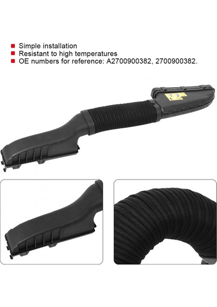 Mercedes-Benz CLA250 GLA45 Amg Hava Temizleyicisi Için Motor Hava Giriş Kanalı Hortumu A2700900382 A2700900100 (Yurt Dışından) fırsatları
