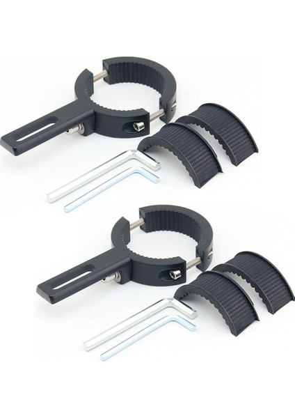 Adet Ayarlanabilir Motosiklet Far Tutucu Motosiklet Işık Braketi Evrensel Far Spot Lambası Montaj Braketi 38-60MM (Yurt Dışından)