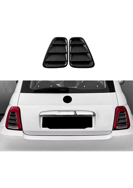 Fiat 500 Abarth 595 695 2017-2023 Araç Arka Stop Lambası Kapağı Için Gerçek Kuru Karbon Fiber Çıkartma (Yurt Dışından) fırsatları