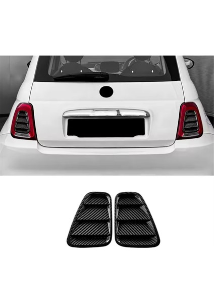 Fiat 500 Abarth 595 695 2017-2023 Araç Arka Stop Lambası Kapağı Için Gerçek Kuru Karbon Fiber Çıkartma (Yurt Dışından) indirimleri