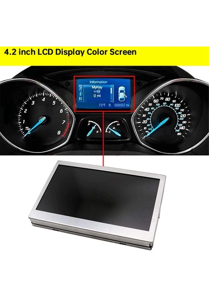 Ford Için 4.2 Inç LCD Ekranlı Renkli Araç Gösterge Paneli Hız Göstergesi (Yurt Dışından) fiyatları