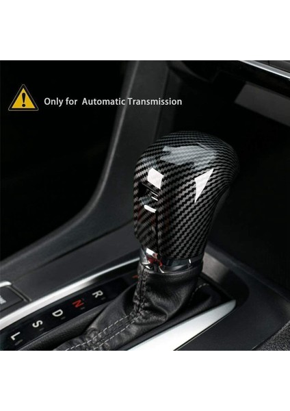 Honda Civic 2016-2021 Için Karbon Fiber Siyah Vites Topuzu Iç Kaplaması (Yurt Dışından) fiyatları