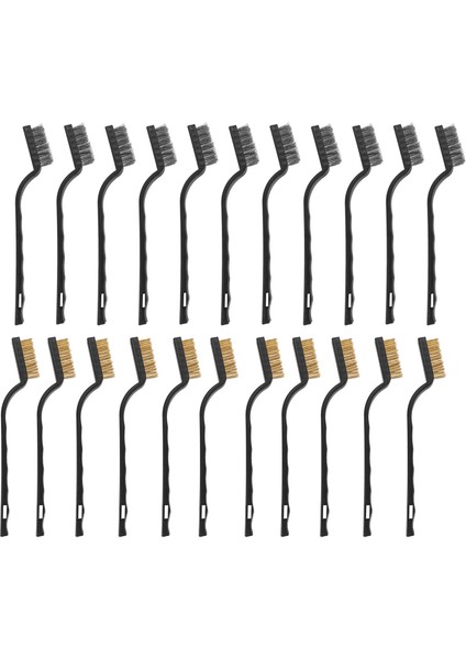 Kaynak Cürufunu, Pasını, Çiziklerini Temizlemek Için 20 Adet Tel Fırça Metal Fırça (Yurt Dışından)