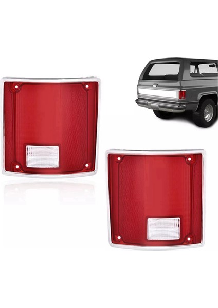 Chevy C10 K20 Gmc Sierra 1973-91 Için 1 Çift Krom Çerçeveli Araç Arka Lambası GM2801122, GM2800122 (Yurt Dışından) fırsatları