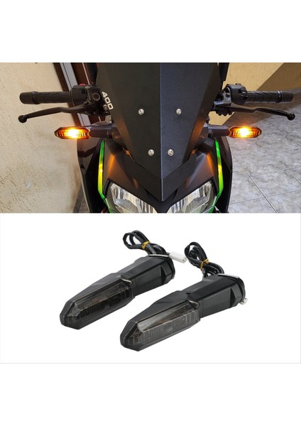 Kawasakı Versys 650 1000 X250 X300 Motosiklet LED Dönüş Sinyali Gösterge Işıkları Flaşörler Aksesuarları (Yurt Dışından) indirimleri