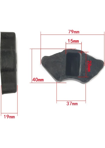 Yamaha YBR125 Ybr Yb 125 JYM125 Tampon Lastiği Için 4 Adet Motosiklet Arka Göbek Tekerlek Yastıklama Kauçuk Yastık Amortisör Yedek Parçası (Yurt Dışından) modelleri