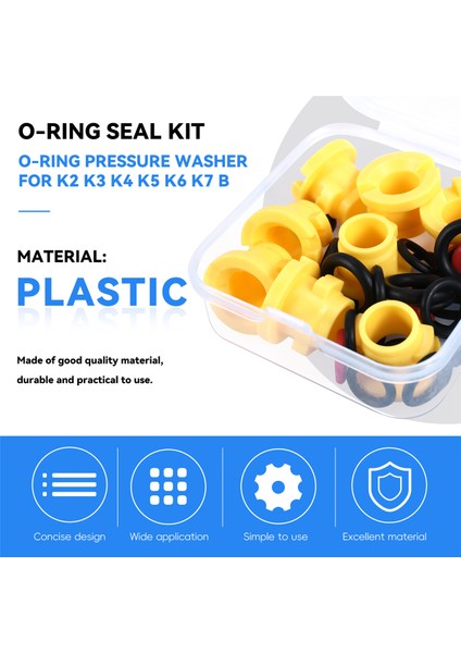 Karcher Lance Hortum Ucu Yedek O-Ring Contası 2.640-729.0 Kauçuk O-Ring Basınçlı Yıkayıcı K2 K3 K4 K5 K6 K7 B (Yurt Dışından) fırsatları