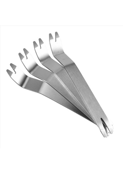 4 Adet Kayar Plaka Çivi Kaldırma Aparatı, Parke Taşı Çıkarma Aleti (185X22MM) (Yurt Dışından)