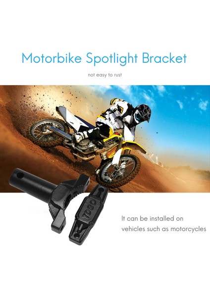 Motosiklet Uzatma Çubuğu Braketi Motosiklet Arazi Spot Işığı Çatal Sap Braketi Sabit Lamba Tutucu (Yurt Dışından) modelleri