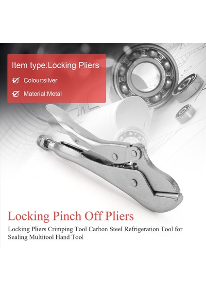 Kilitli Sıkıştırma Pensesi Sıkma Aleti Sızdırmazlık Için Soğutma Aleti (Yurt Dışından) fırsatları