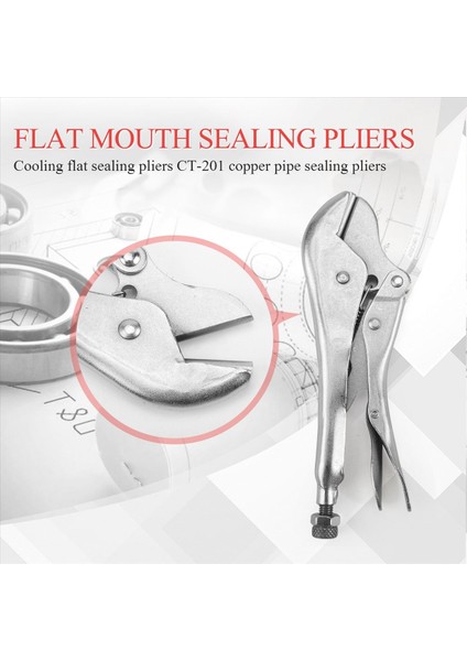 Kilitli Sıkıştırma Pensesi Sıkma Aleti Sızdırmazlık Için Soğutma Aleti (Yurt Dışından) indirimleri