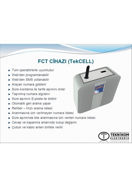 Fct Tekcell Sabit Gsm Terminali indirimleri