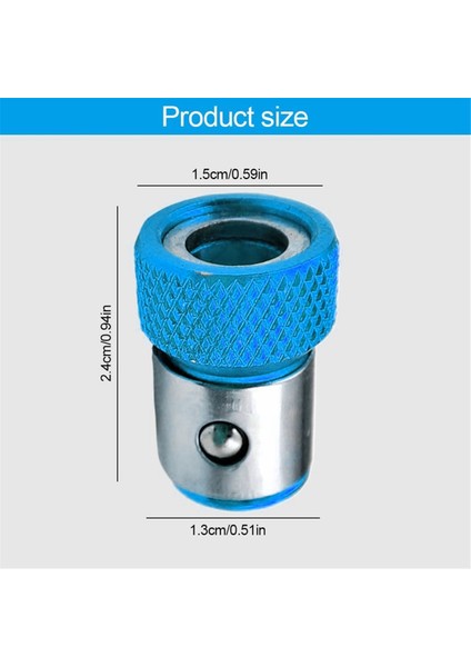 Tornavida Başlı Manyetik Halka, Altıgen Tornavida ve Güç Uçları Için Çıkarılabilir Yükseltme Mıknatıslayıcı Vida, 4 Adet (Yurt Dışından) indirimleri