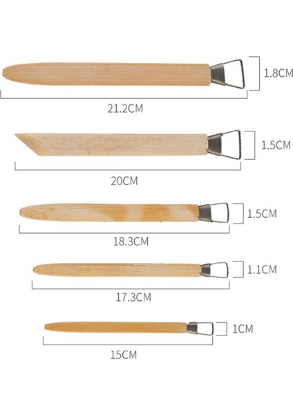 5 Adet/grup Profesyonel Bambu Polimer Kil Aletleri Çömlekçilik Seramik Kazıyıcı Modelleme Oyma Çamur Heykel Aletleri (Yurt Dışından) fiyatları