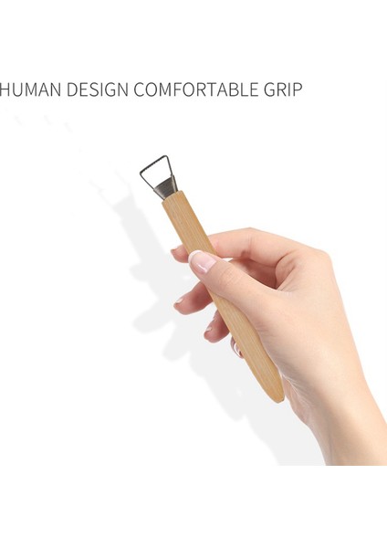 5 Adet/grup Profesyonel Bambu Polimer Kil Aletleri Çömlekçilik Seramik Kazıyıcı Modelleme Oyma Çamur Heykel Aletleri (Yurt Dışından) fırsatları