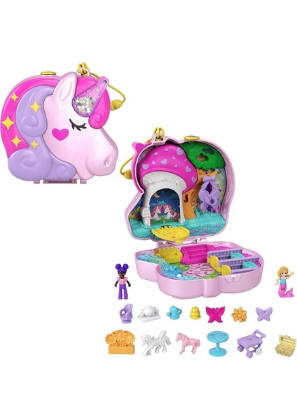 ve Maceraları Micro Oyun Seti Unicorn Forest Atlı Oyun Seti Kız Çocuk Oyuncak