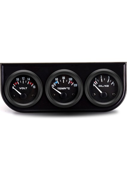 Üçü Bir Arada Araç Göstergesi Su Sıcaklığı Yağ Basıncı Voltaj 2 Inç 52MM Sensörlü Üçü Bir Arada Üçlü Ölçer (Yurt Dışından) modelleri