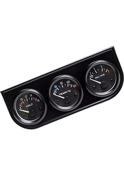 Üçü Bir Arada Araç Göstergesi Su Sıcaklığı Yağ Basıncı Voltaj 2 Inç 52MM Sensörlü Üçü Bir Arada Üçlü Ölçer (Yurt Dışından) fırsatları