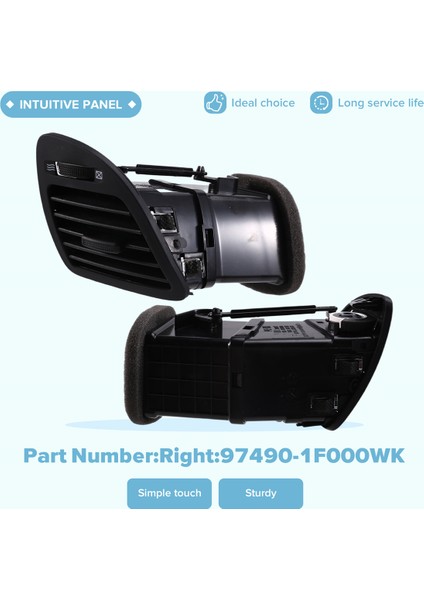 Kia Sportage 2.0l 1975CC L4 2.7l 2656CC V6 Dohc 05-2010 Hava Menfezi Kanalı 97490-1F000WK,A Için Klima Çıkış Izgarası (Yurt Dışından) indirimleri