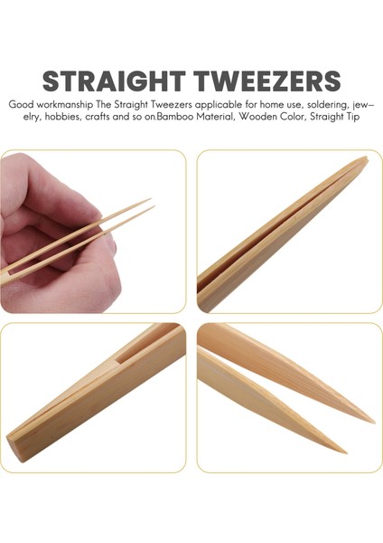 Sivri Uçlu Bambu Düz Cımbız Çay Maşası Kullanışlı Alet (Yurt Dışından) indirimleri