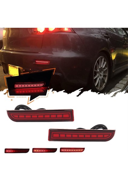 Mitsubishi Için Arka Tampon Reflektörlü Fren Lambaları (Yurt Dışından) fiyatları