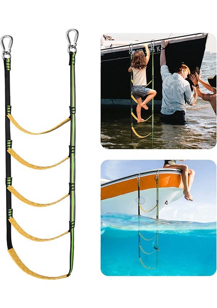 Basamaklı Tekne Halat Merdiveni, Tekne Halat Merdiveni Uzatması, Yardımcı Tekne Katlanır Merdiveni, Yelkenli, Kayak Için Yüzme Merdiveni, Kırmızı (Yurt Dışından) fiyatları