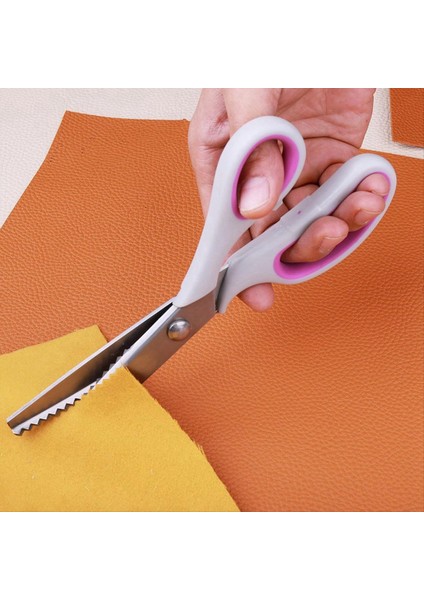 Kumaş Testereli Makas Yumuşak Kavrama Saplı Testereli Makas (Yurt Dışından) fırsatları