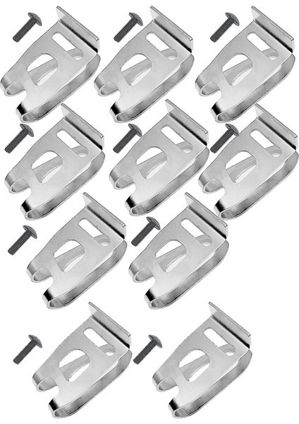 346449-3 Alet Kancası Kemer Tokası Için 10 Adet Elektrikli Alet Bel Tokası Kemer Kancası Klipsi Vida ile (Yurt Dışından)