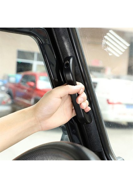 Land Rover Defender 90 110 2004-2018 Siyah Için 1 Çift Alaşımlı Araba A Sütunu Çekme Kolu Iç Kapı Sütunu Tutacağı (Yurt Dışından) fiyatları