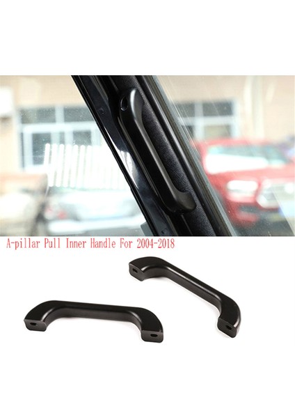 Land Rover Defender 90 110 2004-2018 Siyah Için 1 Çift Alaşımlı Araba A Sütunu Çekme Kolu Iç Kapı Sütunu Tutacağı (Yurt Dışından) indirimleri