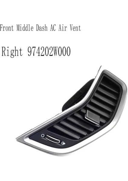 Hyundai IX45 Santa Fe Için Ön Orta Gösterge Paneli Klima Havalandırma Çıkış Izgarası Isıtıcı Havalandırma Menfezi Sağ 974202W000 (Yurt Dışından) fırsatları