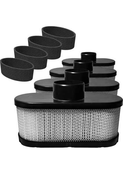 Kawasaki FR691V FR651V Için 4'lü Paket 11013-0752 Hava Filtresi, 11013-7046 Ön Filtre Ile, FR730V FS481V FS541V FS600V'YE Uygun (Yurt Dışından)