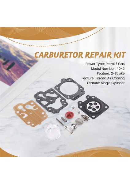 40-5 44-5 32 34 26 Çalı Kesici Çim Düzeltici Yedek Parçaları Için 10 Set Karbüratör Tamir Takımı (Yurt Dışından) fırsatları