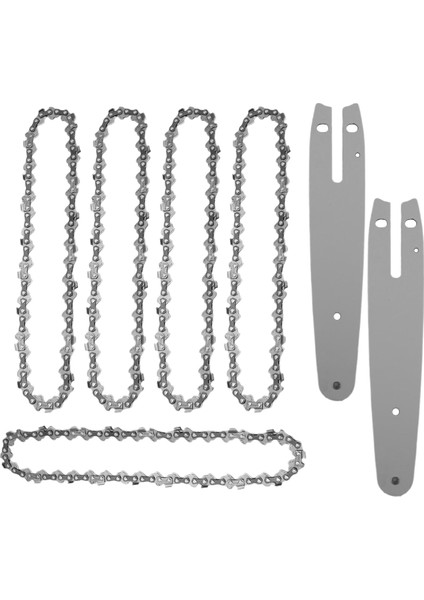 5 Adet 6 Inç Mini Testere Zinciri ve 2 Adet Yedek Testere Zinciri Çubuğu Akülü Elektrikli Taşınabilir Mini Testere Için (Yurt Dışından) modelleri