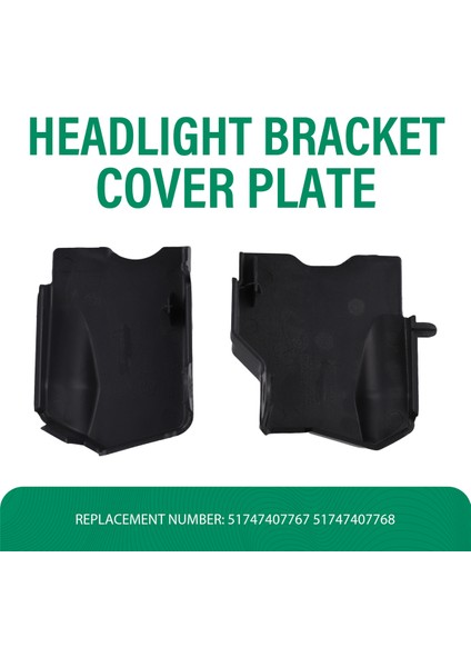 Bmw G11 Için Far Braketi Kapak Plakaları 51747407767 51747407768 (Yurt Dışından) fırsatları