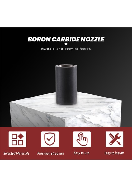 Bor Karbür Kumlama Nozulu Hava Kumlama Ucu 8 mm (Yurt Dışından) fiyatları